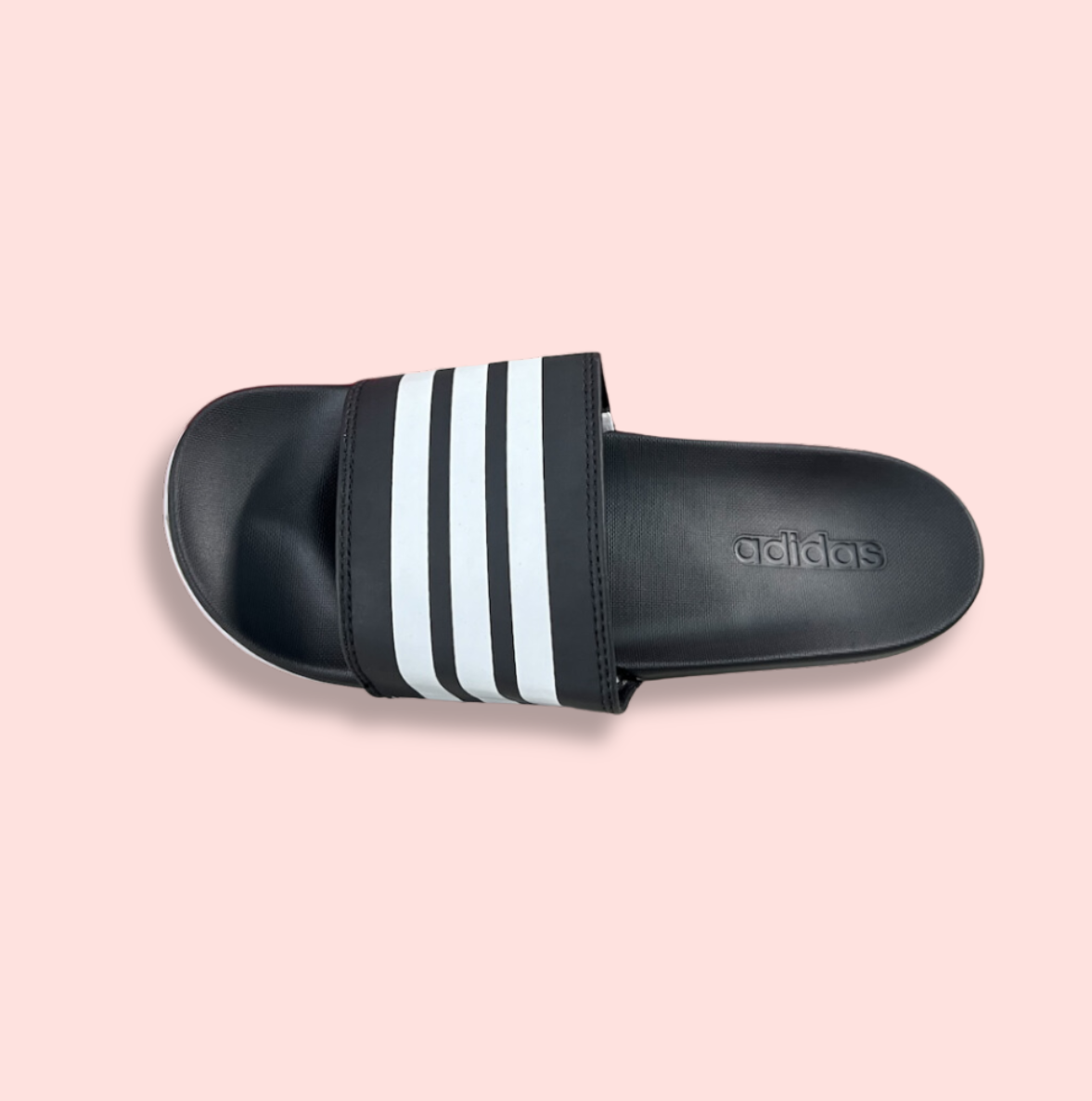 WHITE-BLACK ADIDAS ADELITE SLIDE