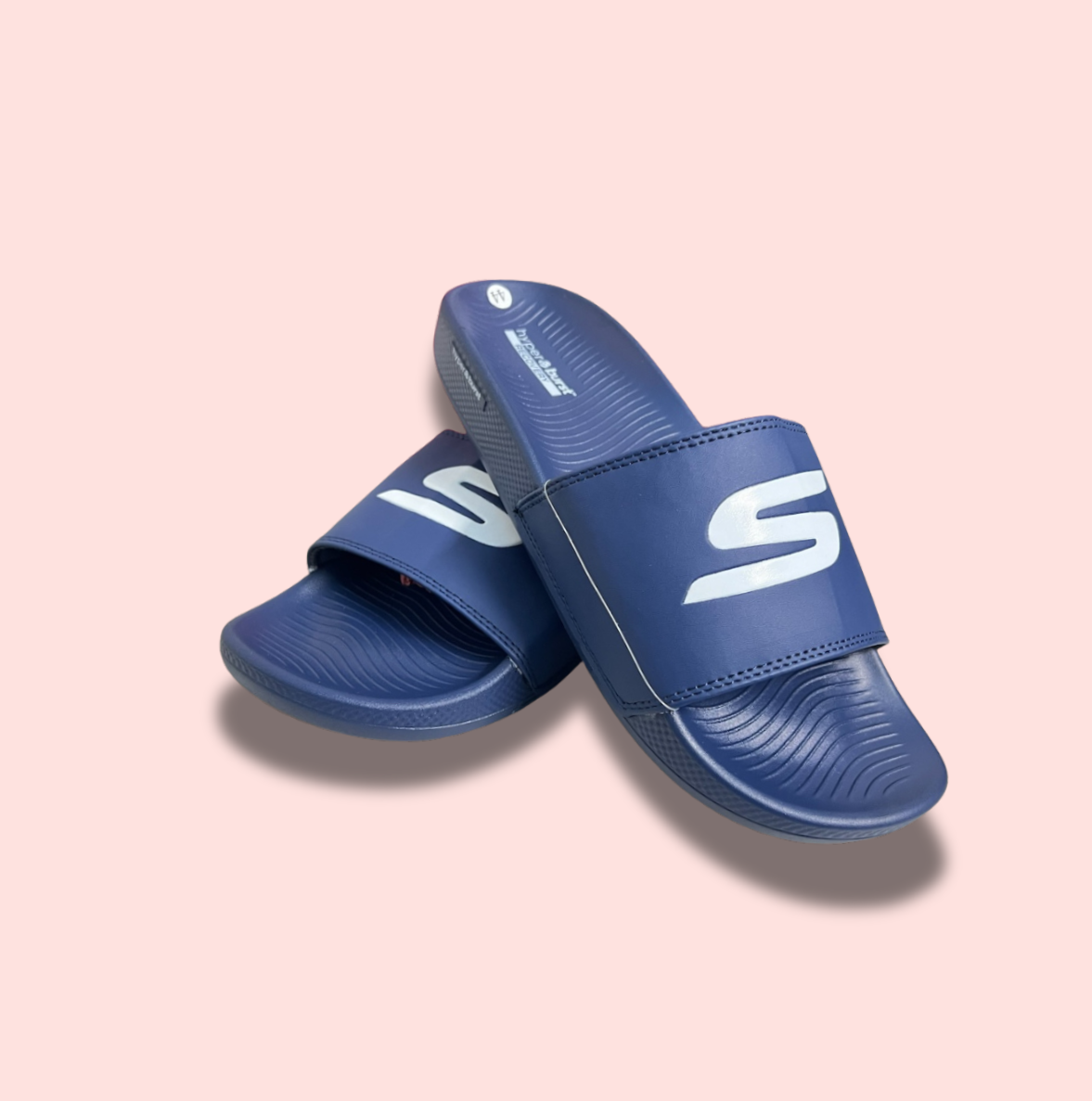 BLUE SKECHER HYPER SLIDE