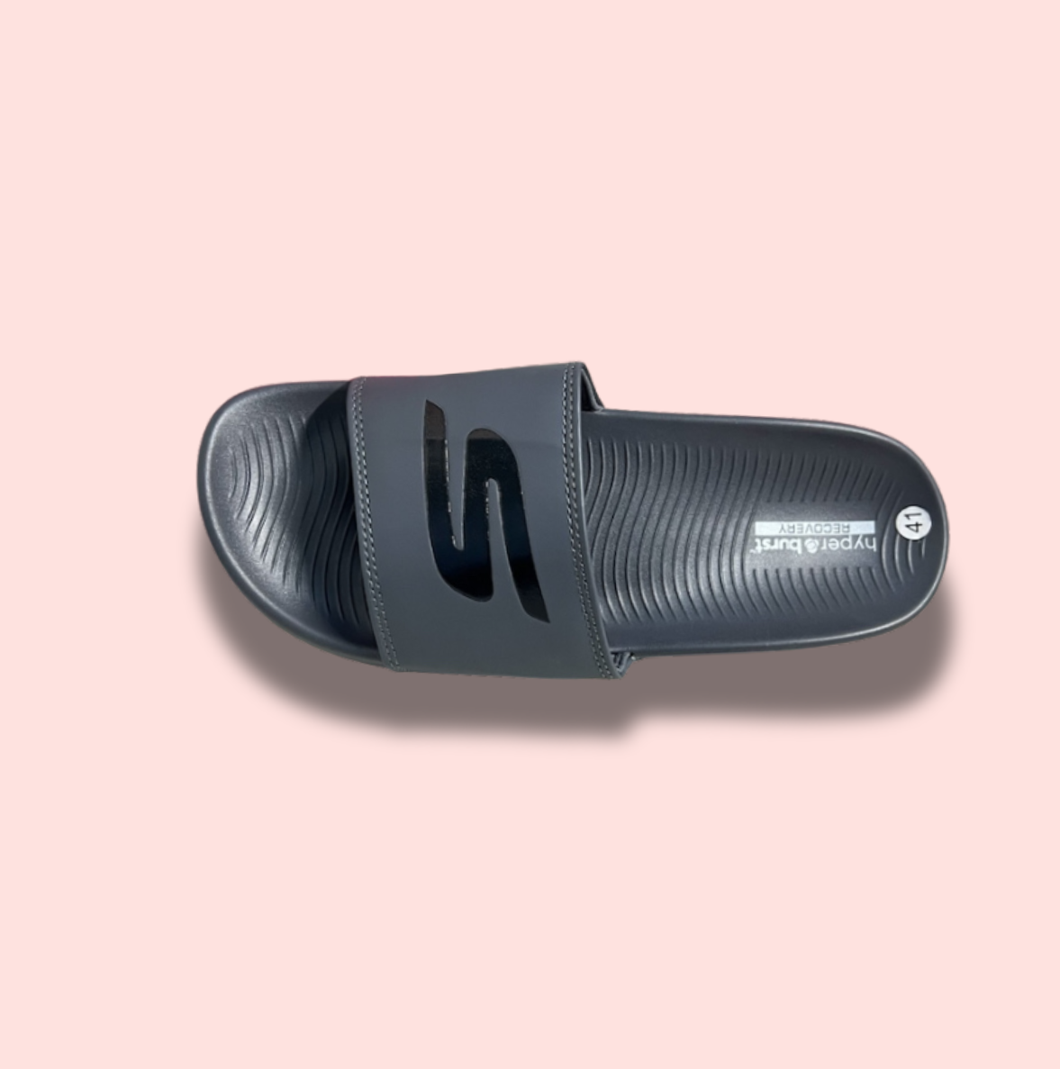 GRAY SKECHER HYPER SLIDE