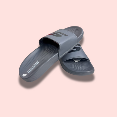 GRAY SKECHER HYPER SLIDE