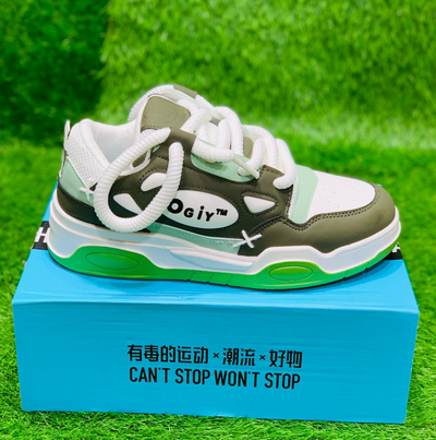 OGIY FASHION GREEN-WHITE SNEAKER