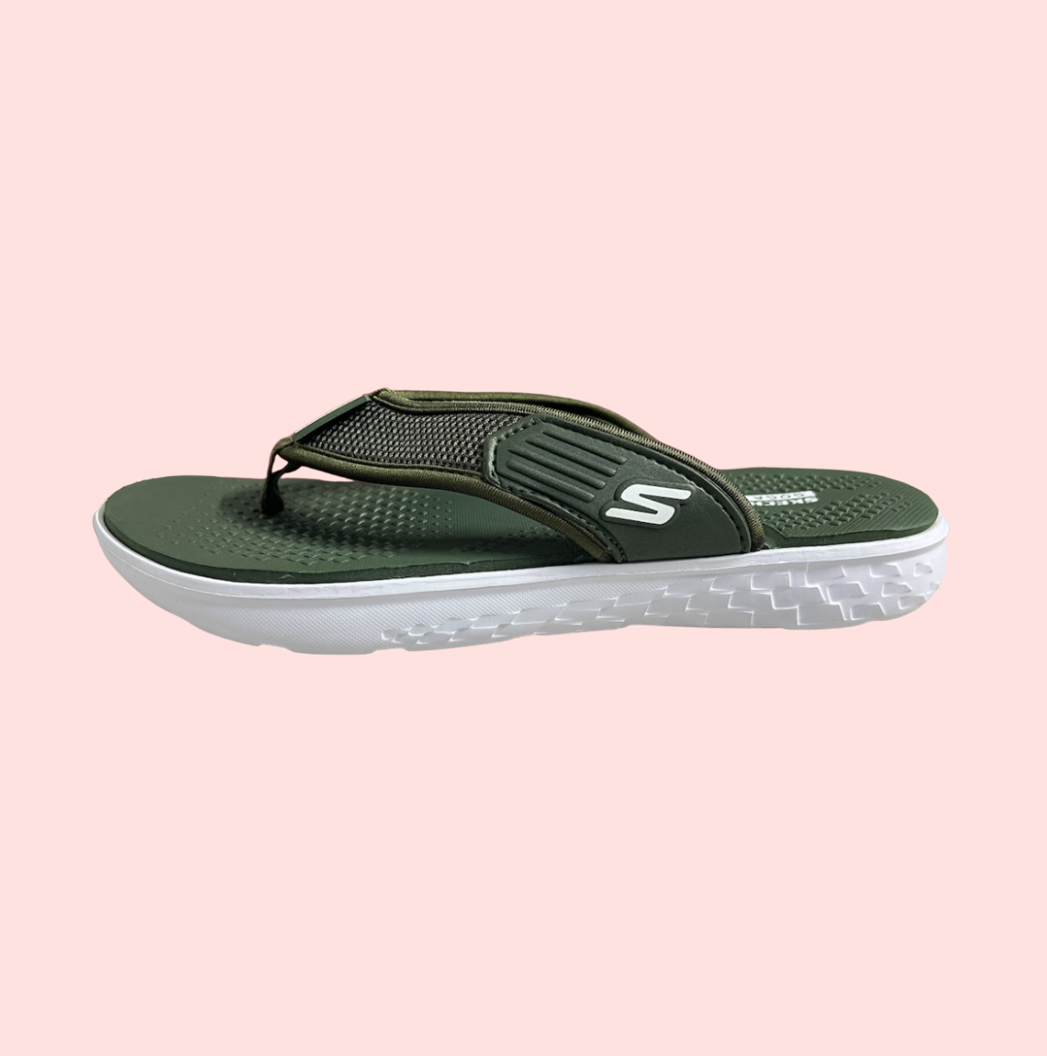 SKECHER GREEN COZY SLIPPER