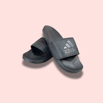 FULL BLACK ADIDAS COMFORT SLIDE