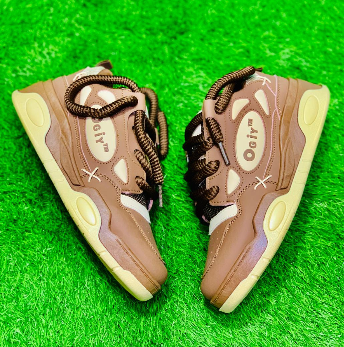 OGIY FASHION BROWN SNEAKER