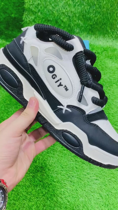 OGIY FASHION BLACK-WHITE SNEAKER